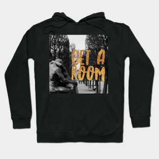 Get A Room Rodin the Kiss Sculpture Hoodie